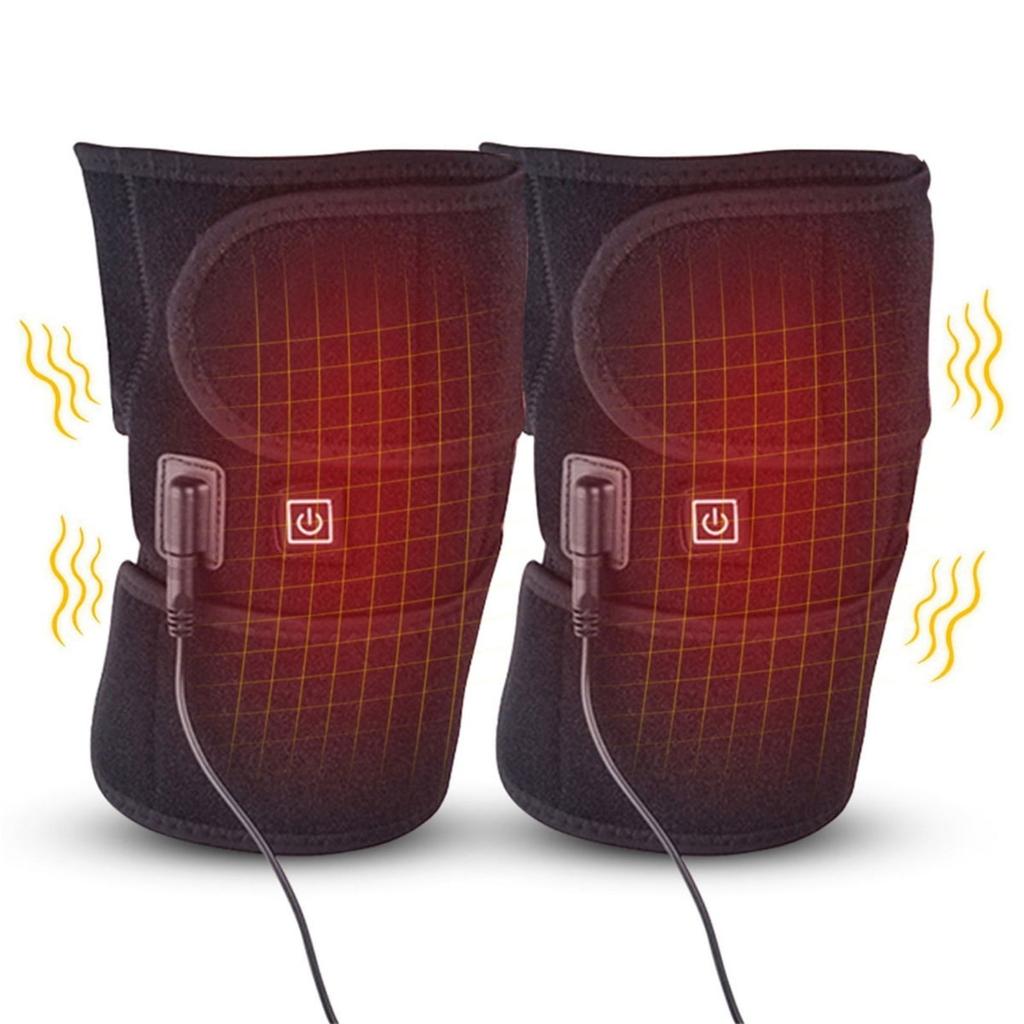Usb Heating Knee Pads Electric Heating Knee Pads Hot Compress Moxibustion Knee Warmers For The Elderly Heating Knee Pads
