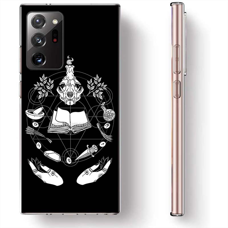 Okkulte Hexerei Mond Gotische Hexe Handyhülle für Samsung A17 A37 A57 A55 A35 A25 A15 A54 A14 A24 A34 A13 A23 A33 A53 A07 A05S