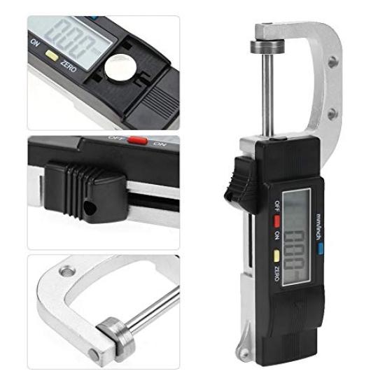 Thickness Thickness Measuring Digital Thickness Digital Thickness Gauge with User Manual 0-25mm Gauge, Micrometer, Instrument, Gauge,