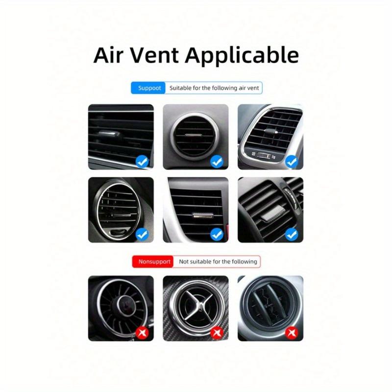 1pc Car Air Vent Phone Mount, Car Phone Holder, Navigation Phone Stand