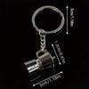 1 Pcs Creative Barista Keychain Coffee Moka Pot Keyring Pendant Coffee-Lovers Key Holder