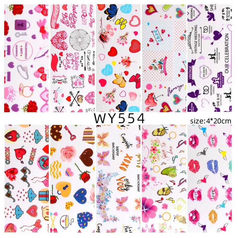 Nail Sticker Marble Pattern Nail Foil Nail Art Transfer Decals Slider Nail Water Decal Design Accessories Manicures Decorations