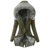 Ladies  Coat Womens Winter Warm Thick Long Jacket Hooded Overcoat