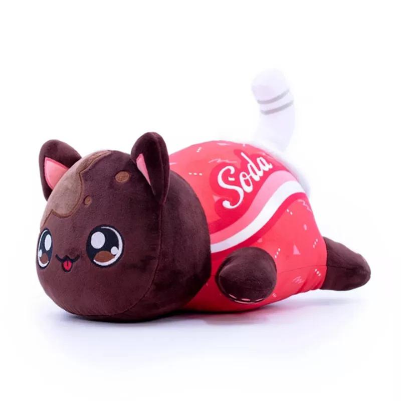 Aphmau Hot Plush Meemeows Food Cat Plushies Toy Cute Cola Fries Donut Cat Plushes Stuffed Dolls Sleeping Pillow Christmas Gift
