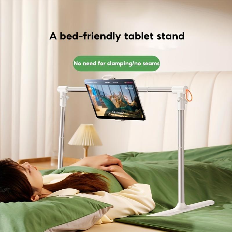 Adjustable Telescopic Tablet Phone Stand with Clamp Base Bedside Easel Stand Suitable for Bedside Desktop Travel