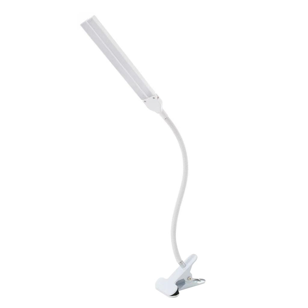 Clip On Desk Lamp Dual Head Eye Care Dimmable LED Night Light for Student Children   Reading Bedside