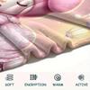 1PC My Melody Print Flannel Blanket, High quality All Seasons, Home Decor, Warmth and Comfort, Perfect for Christmas Gifts