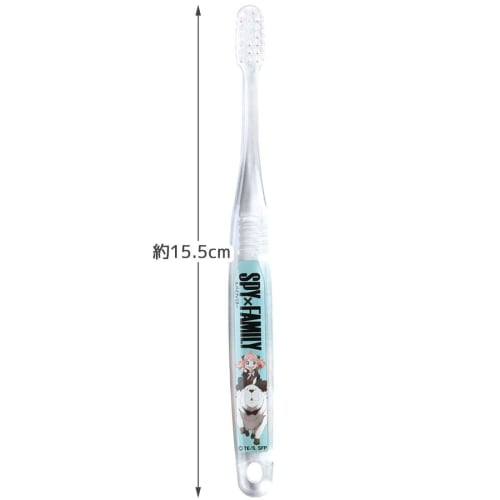 skater toothbrush for elementary school students, 6-12 years old, soft, clear, 3 pieces spyfamily 15.5cm tbcr6t-a