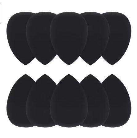 9pcs Multifunctional Black Makeup Brush Set With 1pc Beauty Egg,Soft Bristles for All Skin Types, Alcohol-Free Cosmetic Brushes