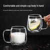 Πρωινό Κούπα με Χειρολαβή από Διπλό Τοίχωμα Βοριοπυριτικού Γυαλιού