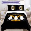 Yellowstone Printed 3PCS Bedding Set Soft Breathable Duvet Cover Pillowcases Set Washable Bedroom Decor Home Gift