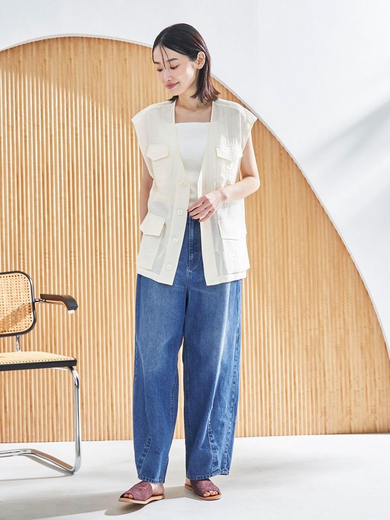 Cohen Sheer Military Vest 76606030215 0300 OFF WHITE(03) FREE