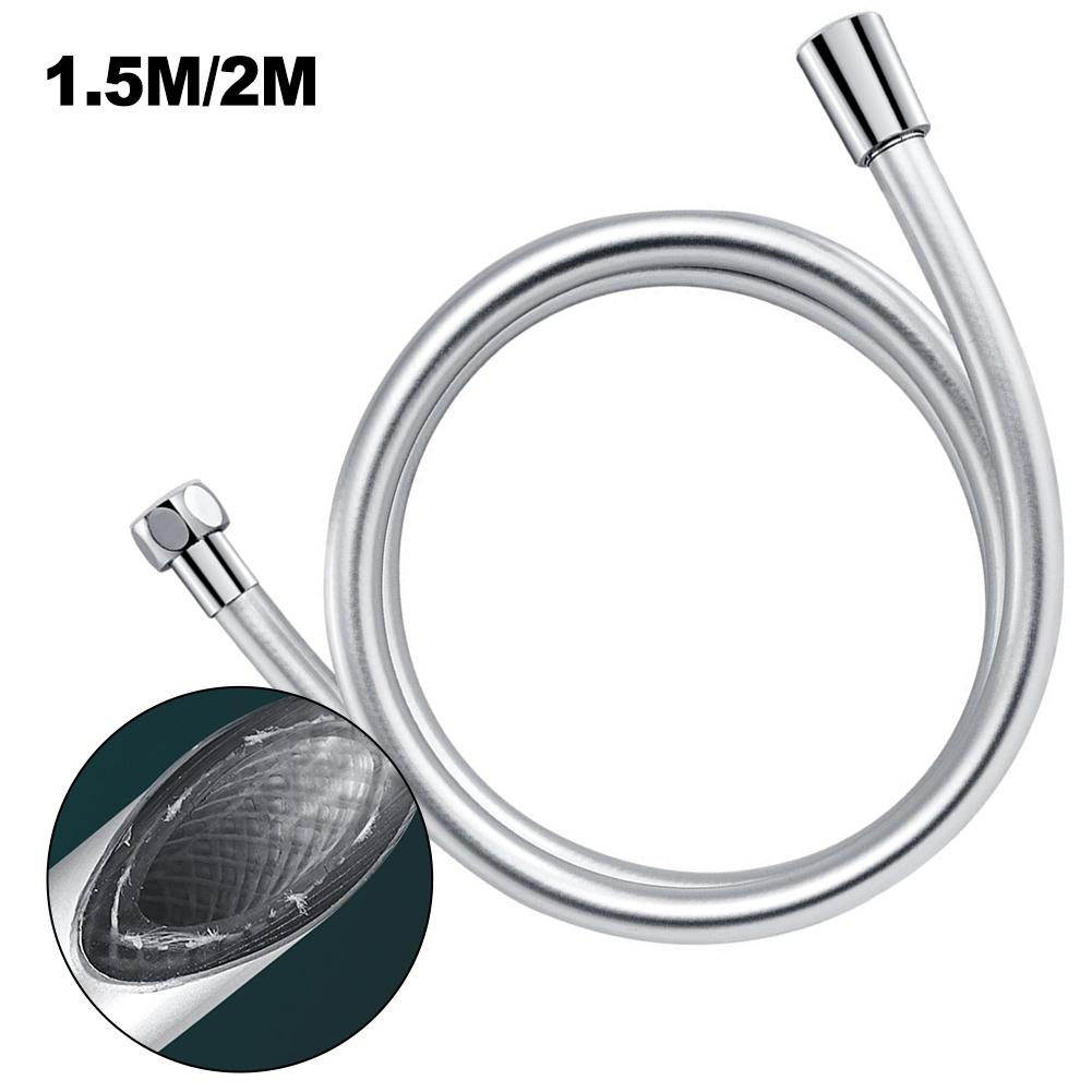 1.5/2M Shower Hose Flexible High Pressure Shower Head Hose GI/2 Bathroom Accessories Universal Interface Faucet Extension Hose