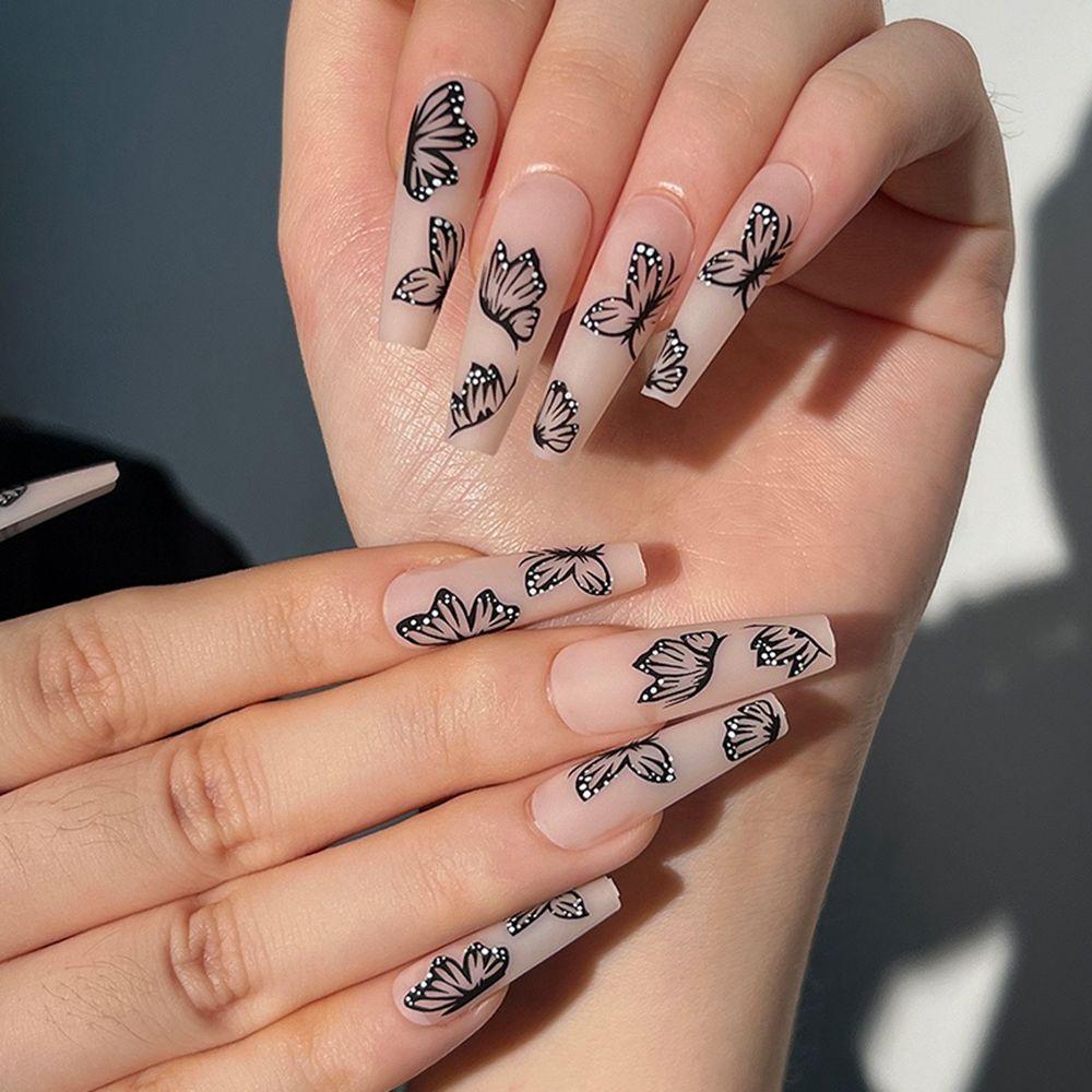 

Маникюрный инструмент «Бабочка-балерина» Искусственные носимые накладные ногти Гроб Накладные ногти Типсы для ногтей