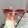 Oversized Butterfly Vintage Sunglasses Women For Female Luxury Brand Designer Sun Glasses Punk Popular Retro Big Frame Shades Uv