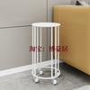 Modern Iron Floor Standing Flower Stand Movable Pot Rack with Wheels Versatile Indoor Plant Stand Decorative