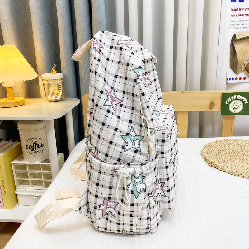 Rucsac usor de mare capacitate Rucsac pentru femei cu imprimeu desenat