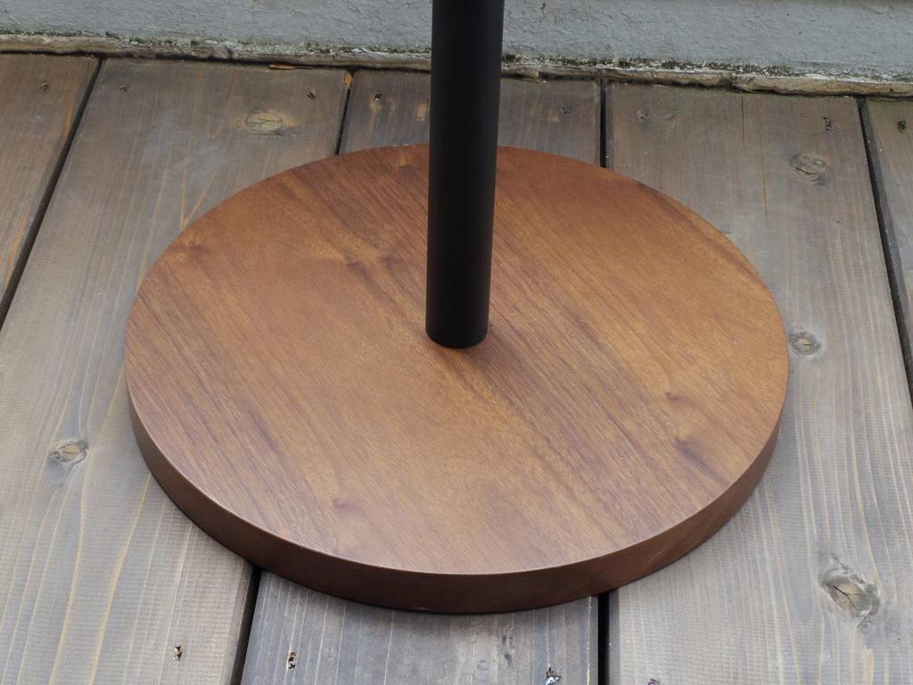 Miyatake Seisakusho FORESTA Pole 40cm Wide x 40cm Deep x 150cm Hanger, High, Brown/Black, Space-Saving, P-1500