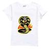 Kids Tshirt Short Sleeve Cobra Kai Print Top Girls Boys Summer New Clothes Children's  Adults Parent Child Cotton T Shirts