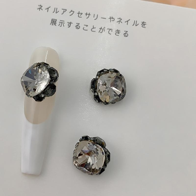3PCS Pointed Back AB Rhinestones Set DIY Nails Art Decorations for Nails Clothing Shoes Bags Decoration Craft