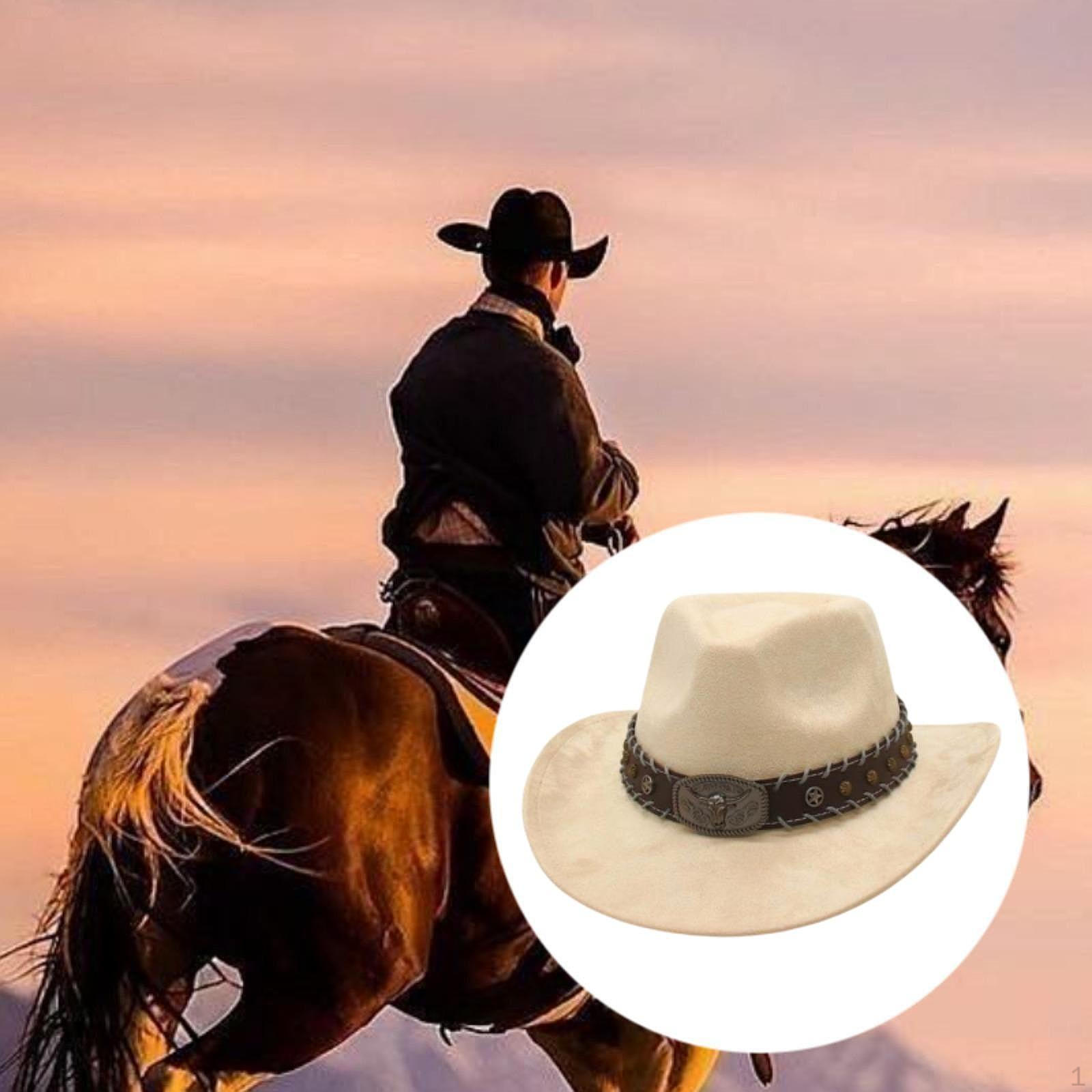 Ковбойская шляпа Удобная классика для рыбалки Тематическая вечеринка Шопинг Путешествия Верховая езда бежевый