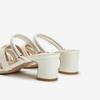 Portfolio Portfolio By ESquire Women S SheepSkin Soft Padded twiSted Two Way SandalS Ivory