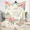 Mother's Love And Strength Blanket Suitable for sofas,travel, living rooms also a good gift for friends and family Suitable for all seasons.