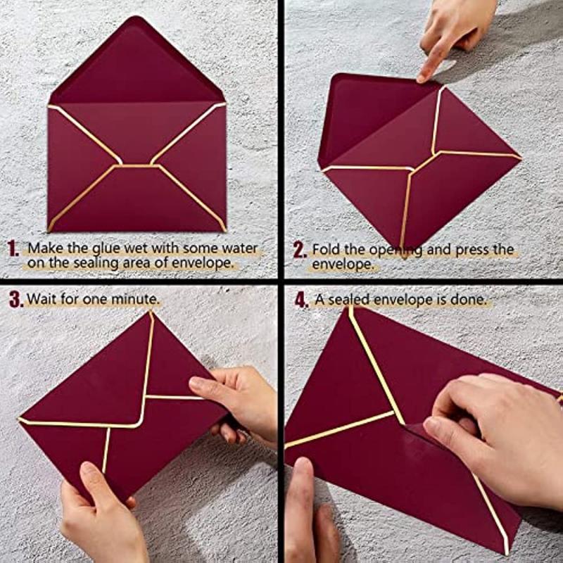 10 kusov/balenie historických obálok westernu v Phnom Penh Pozvánka na svadobnú hostinu Blahoželania Darček