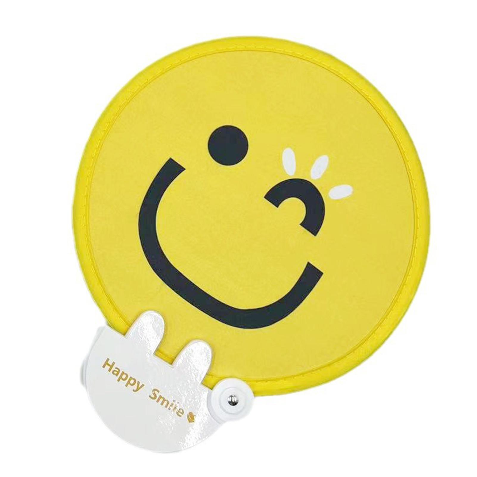 

Круглый складной веер с отражателем, многоразовый тканевый веер-отражатель для селфи для ежедневного использования летом