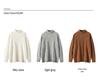 Autumn/Winter 2026 Women's Thickened Diamond Cashmere Sweater: Five-Needle, Three-Strand, Half-High Collar Versatile Base Layer.