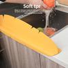 Placa retenedora de agua para fregadero con ventosa, protector anti-salpicaduras de agua para encimera de cocina, tira extendida retenedora de agua para lavabo de baño