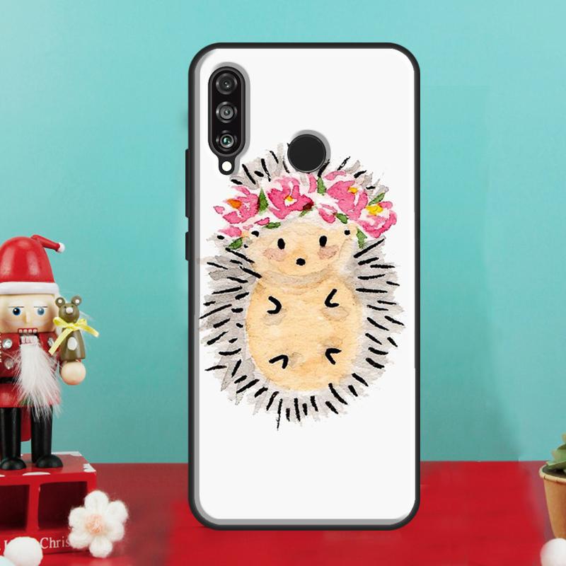 Animal Hedgehog For Huawei Nova 5T 10 9 SE 12s 11i 12i Y91 Y90 Y60 Y70 Y72 Y61 P20 P30 P40 Lite P60 Pro Case