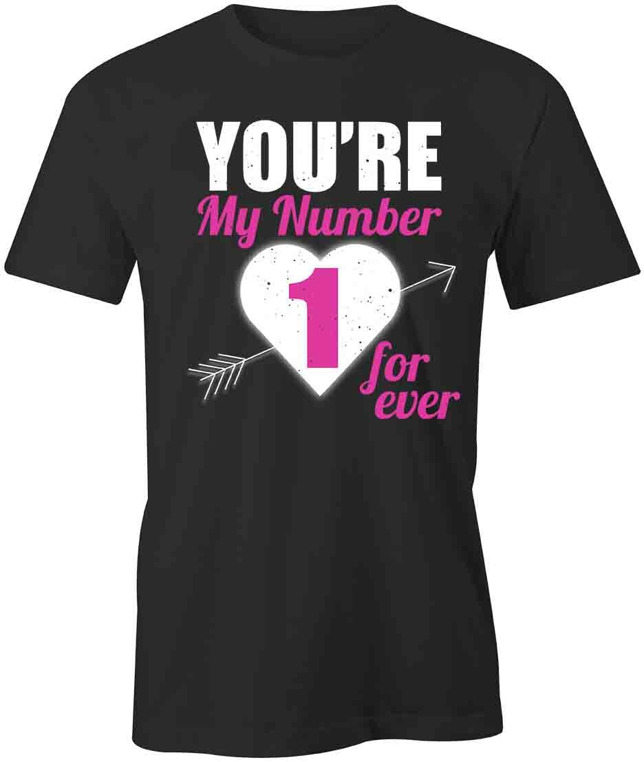 YOU RE NUMBER 1 TShirt Tee Short-Sleeved Cotton CLOTHING S1BSA534 M