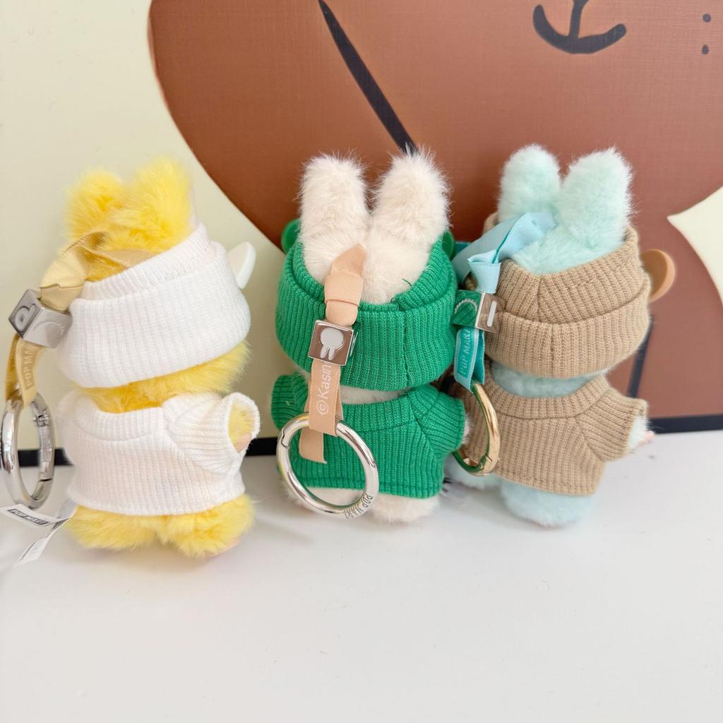 [Cloth Only] 10cm Doll Clothes Beast Ear Elastic Shirt Set Dress up Doll Clothing Set Replacement Fashion Outfit