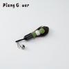 5pcs Mix Simulated Feather Insect Cat Toy Stick Replacement Head Accessory Interactive Pet Toy