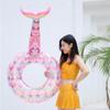 Cartoon New Sequin Mermaid Pattern Inflatable Lifebuoy For Adult Circle Swimming