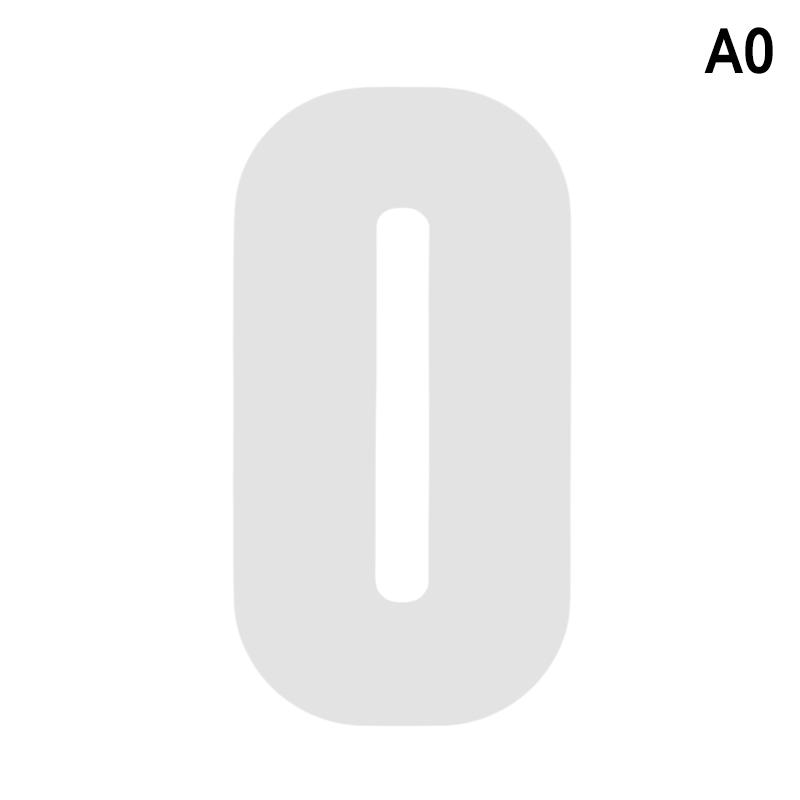 Reflective Trash Can Labels Wheelie Bin Number Sticker Self-Adhesive Weatherproof Outdoor Mailbox House Numbers Decal