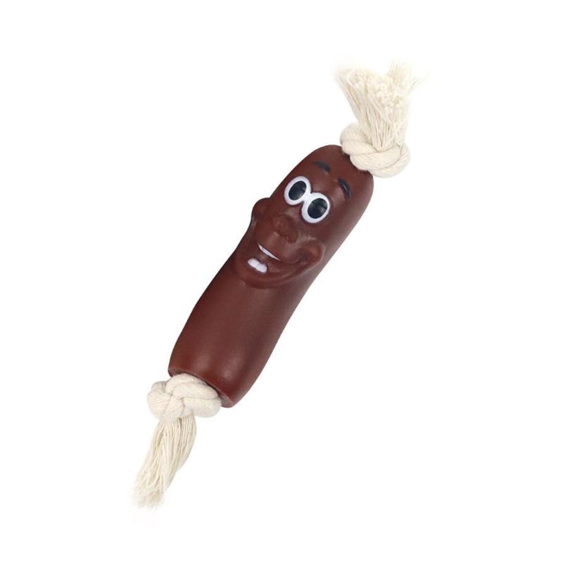 Interactively Plush Dog Toy For Teething Puppies Indoor Use Lovely Shape Stable Fabric Playtimes Entertainment