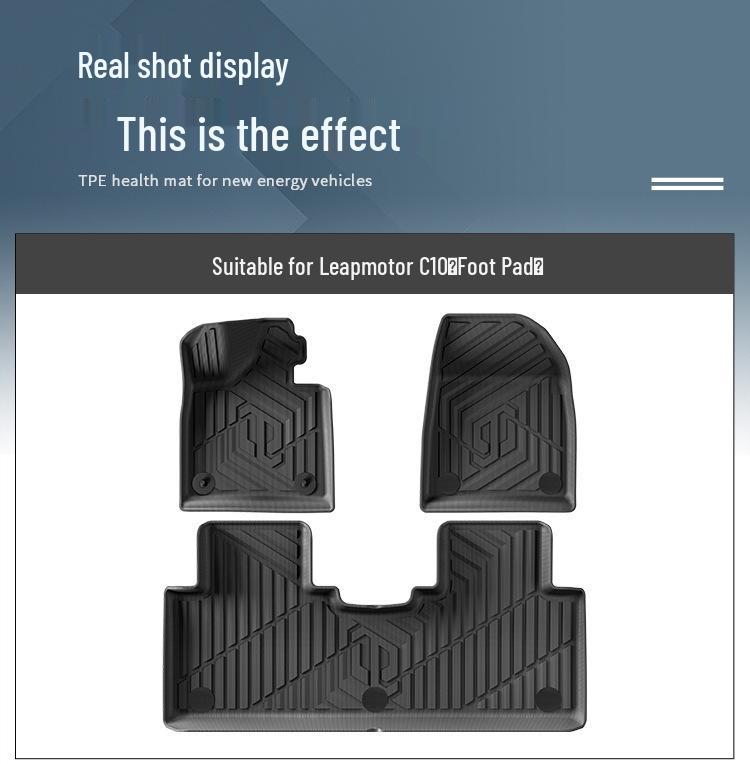 Leapmotor C10 Car Mats (24-26 Models): Custom TPE Floor, Seat Back, and Trunk Mats