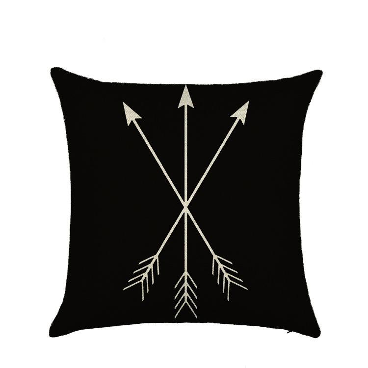 Geometric Pillow Cover, Abstract Line, Home Living Room, Sofa Cushion Cover, Bedroom Bedside Pillow Cover