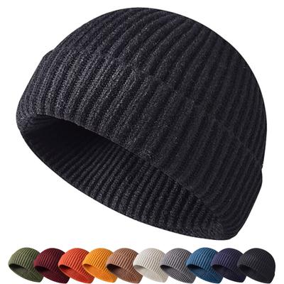 Exklusiv Stickad Tjock Ribbstickad En Storlek Passar Tillverkad med Hög Inkluderar Innerkeps Låg [M2Ma] [Amazon-märke] Herr Mössa, Hatt, Unisex, Alla,