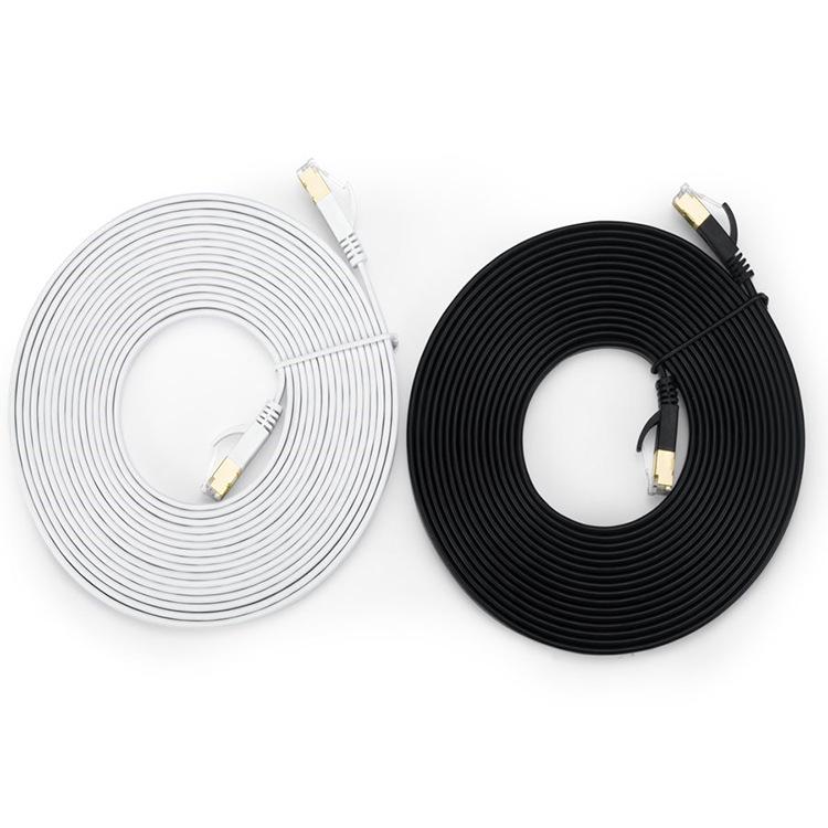 Cavo di Rete Gigabit Cat6/Cat7 Schermato ad Alta Velocità, Rame Privo di Ossigeno