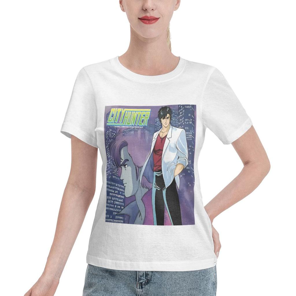 Hohe Qualität City Hunter Ryo Saeba Nicky Larson Unisex T-Shirt Boho Streetwear Tee