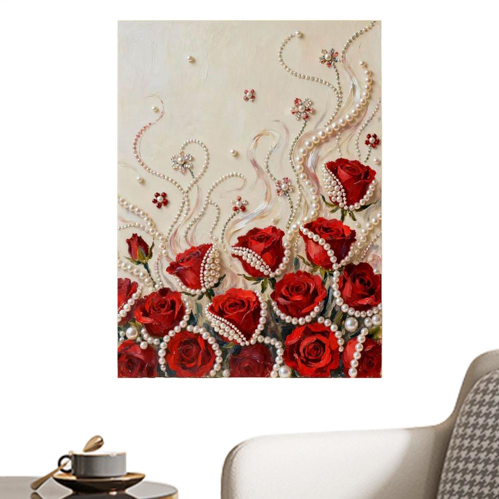 

Canvas And Paint Set 30x40cm Aesthetic DIY Flower DIY Painting Kits For Adults For Students Teen Women Men Girls Boys Beginner