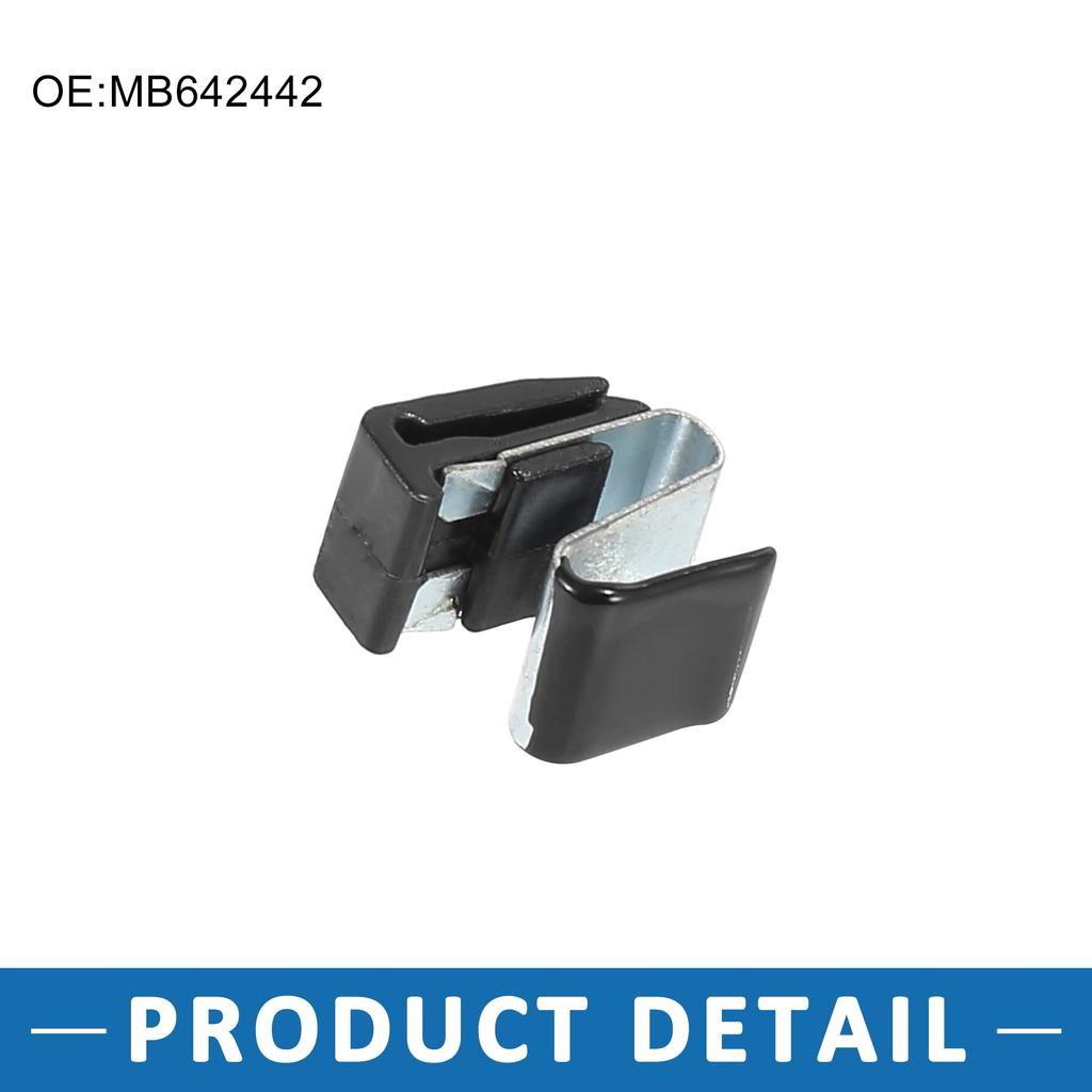 A ABSOPRO Fuel Gas Tank Door Panel Slips MB642442 Fits Mitsubishi Outlander 2004-2010 Plastic Metal Black