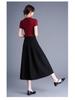 Elegant High-Waisted Bud-Shaped Culottes for Women, Spring/Summer 2026, Trendy Seven-Point Wide-Leg Pants