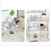 Simple Desktop Storage Rack Acrylic Bathroom Shelf Miscellaneous Organizer Cup Holder  Washroom
