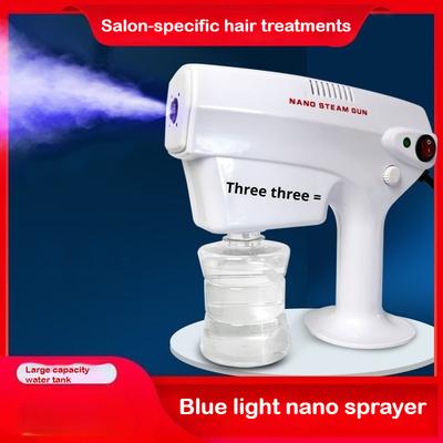 Barbier Nano Blaues Licht Sprühgerät Negativ-Ionen Elektrische Dampf-Spray Desinfektionspistole Zerstäuber Werkzeuge Für Salon Dauerwelle Feuchtigkeitspflege
