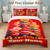 Bedding Set 1 Duvet Cover 2 Pillowcases Super Mario Print Soft Bed Linen Bedroom Decor