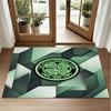 Celtic FC Design Crystal Velvet Rug Soft Decorative Mat for Bedroom Entrance